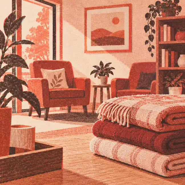 Illustration of care service businesses equipment and workspace